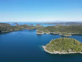 Views of the mouth of Knight Inlet